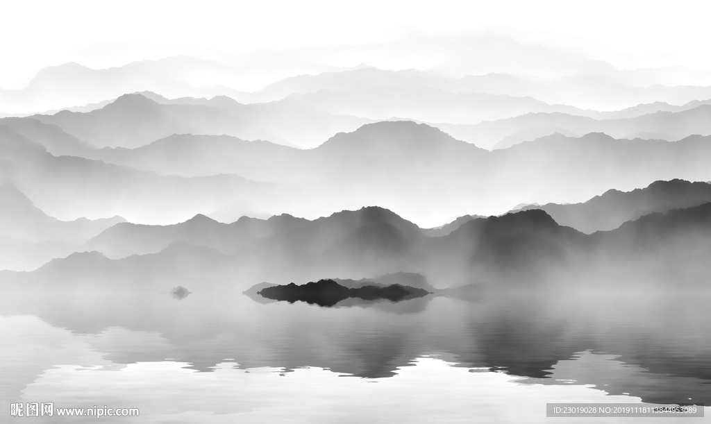 意境山水画