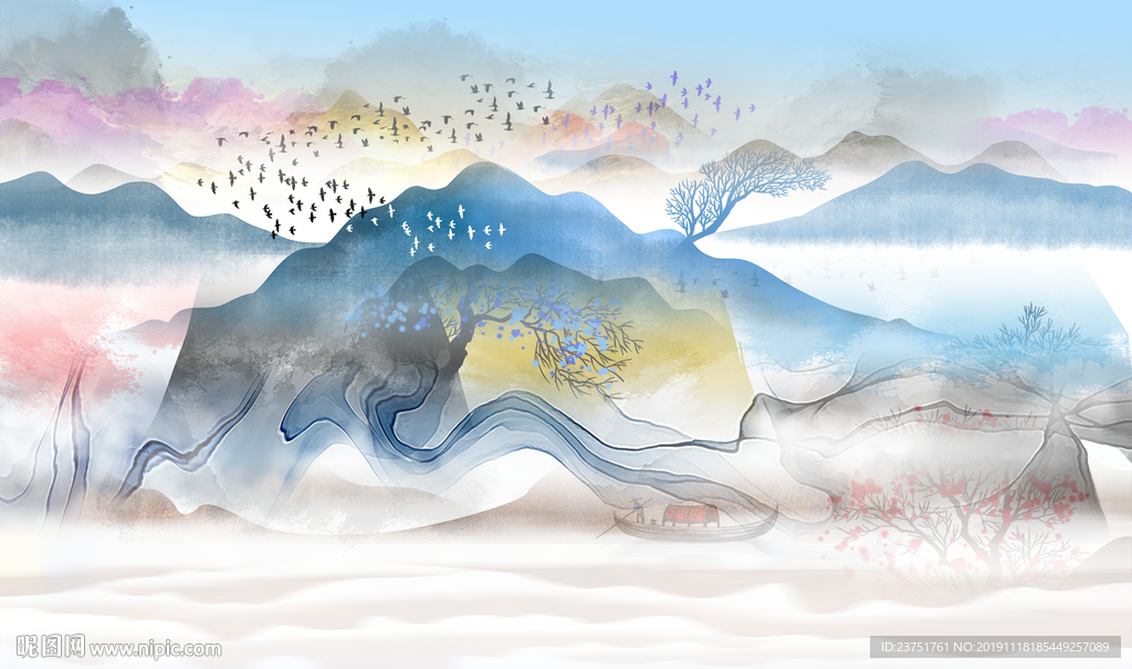 新中式山水