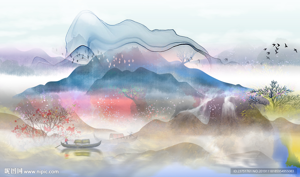 新中式山水