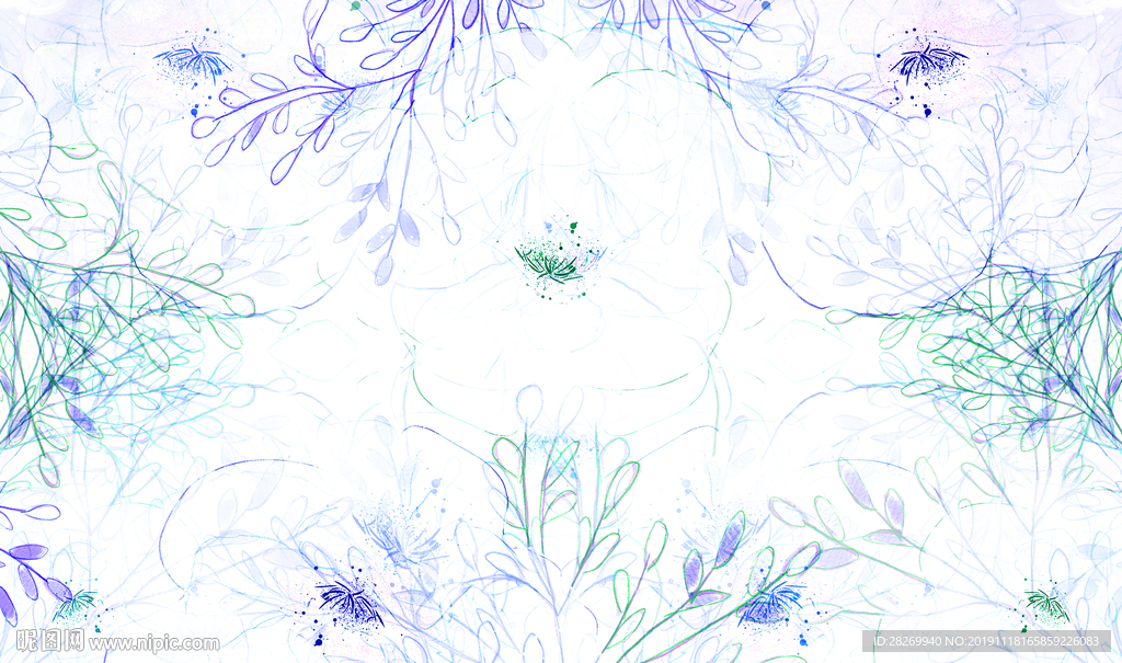 手绘花
