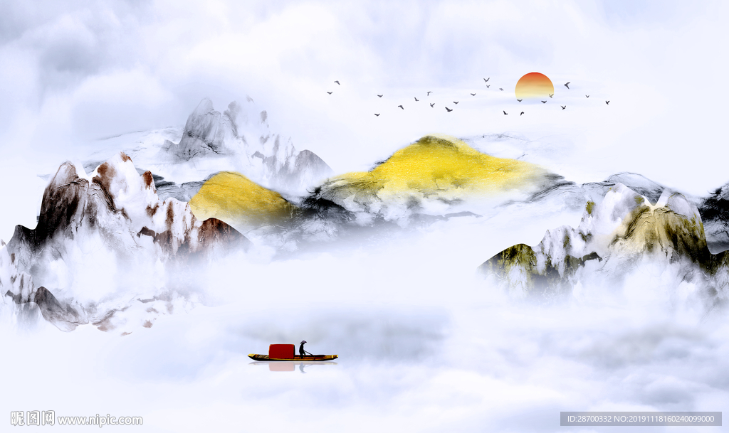 高端山水画