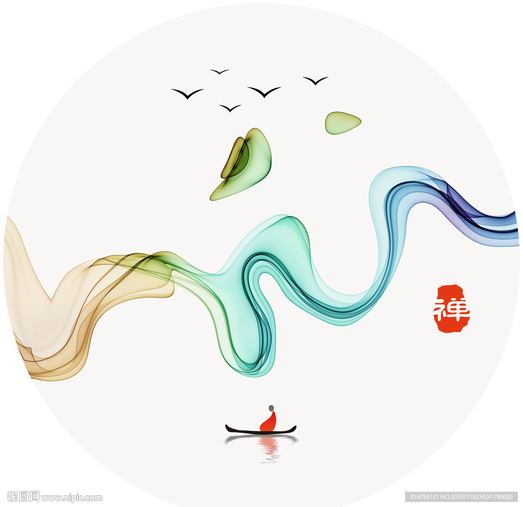 禅意水墨装饰画