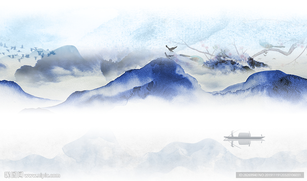 新中式山水画