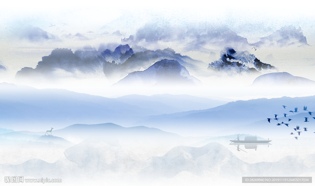 新中式山水