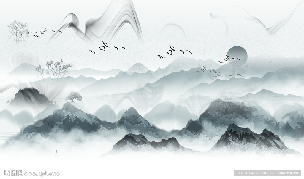 水墨画