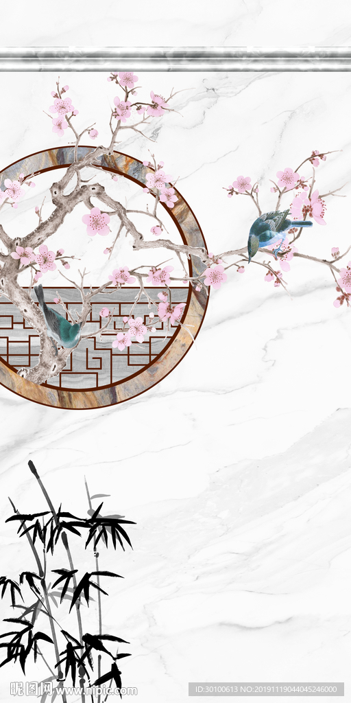 大气 过道玄关画 tif分层