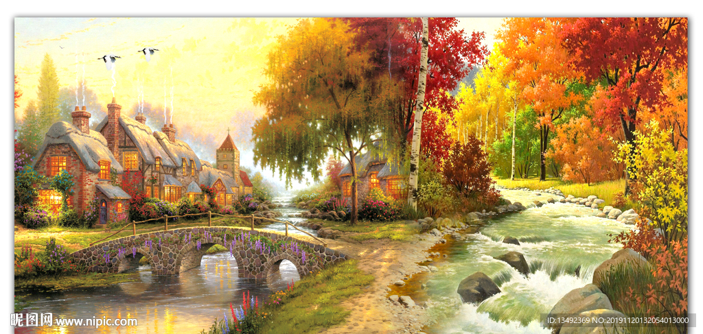 油画风景