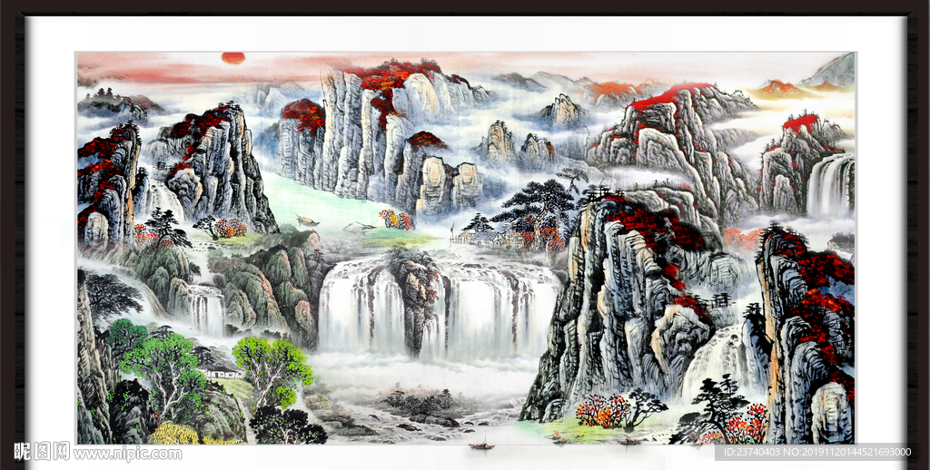 国画山水