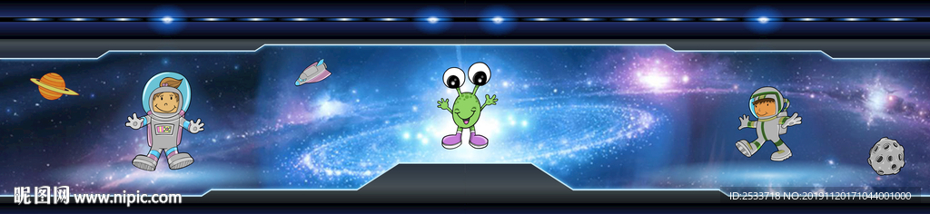 太空科技墙纸背景