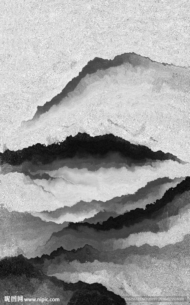 抽象水墨装饰画