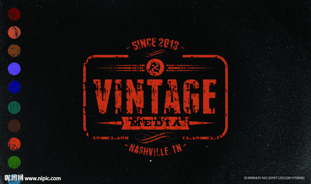 徽标奖章字体设计