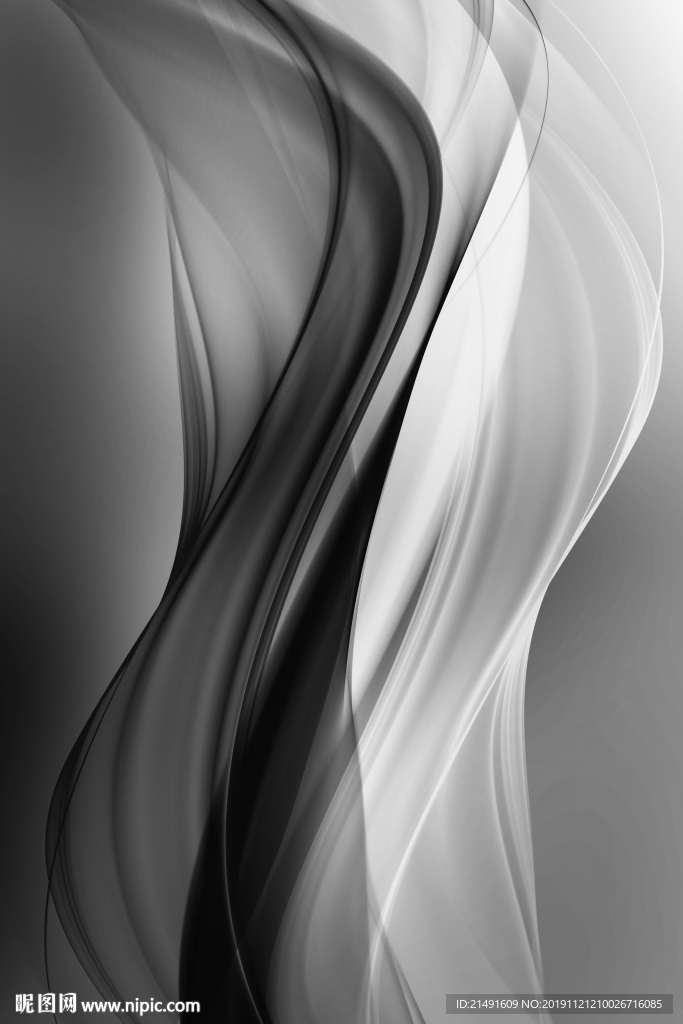 黑白装饰画