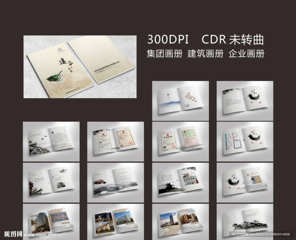 建筑企业画册 集团画册