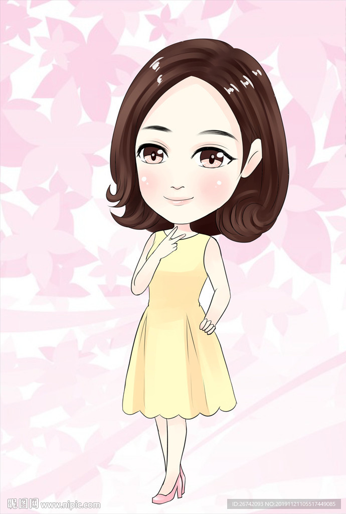 原创Q版 PSD精细分层人物