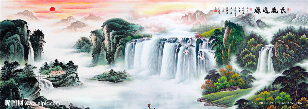 国画山水