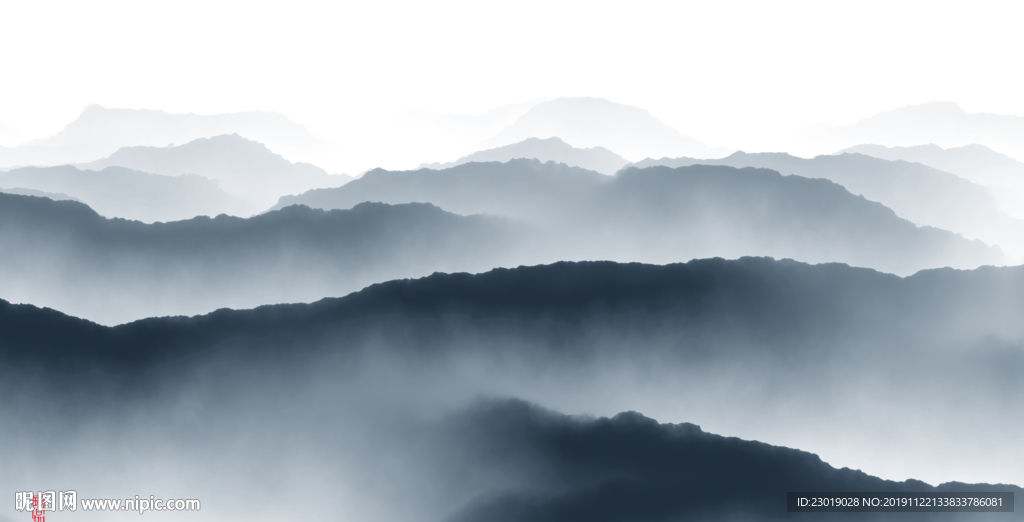 抽象山水