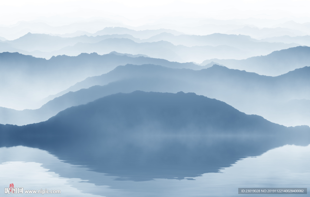 新中式山水画