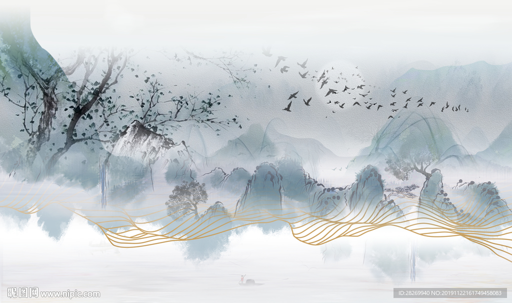水墨画