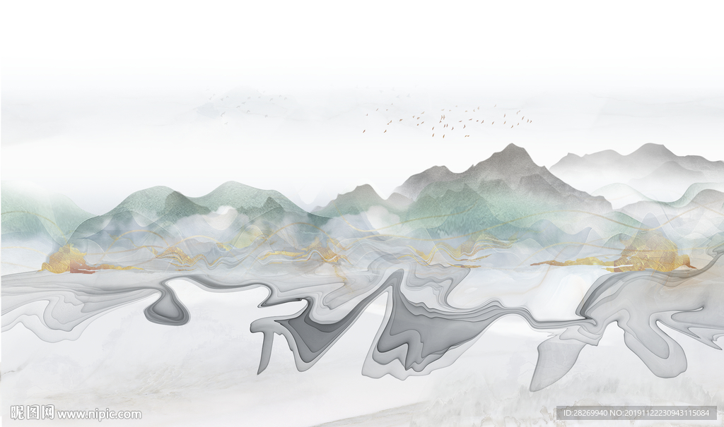 新中式山水