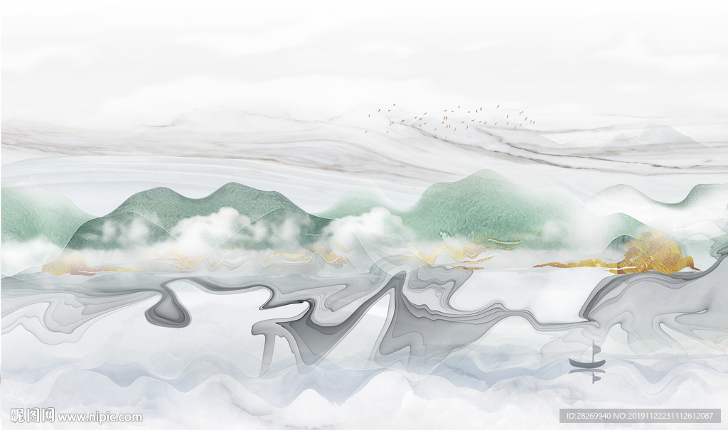 新中式山水