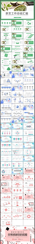 简约工作总结汇报PPT模板