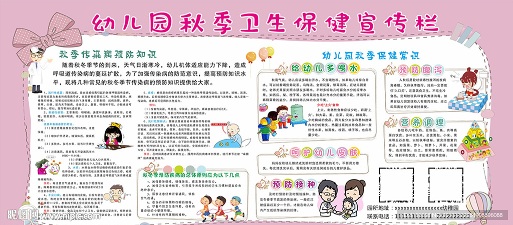 幼儿园卫生保健宣传栏