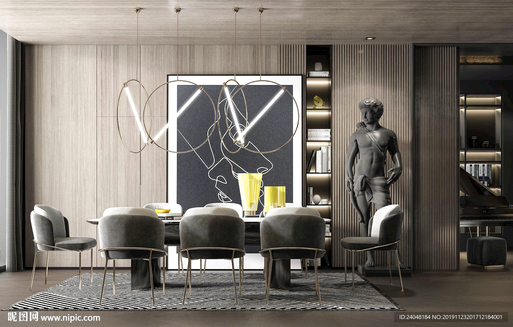 极简 轻奢 客厅