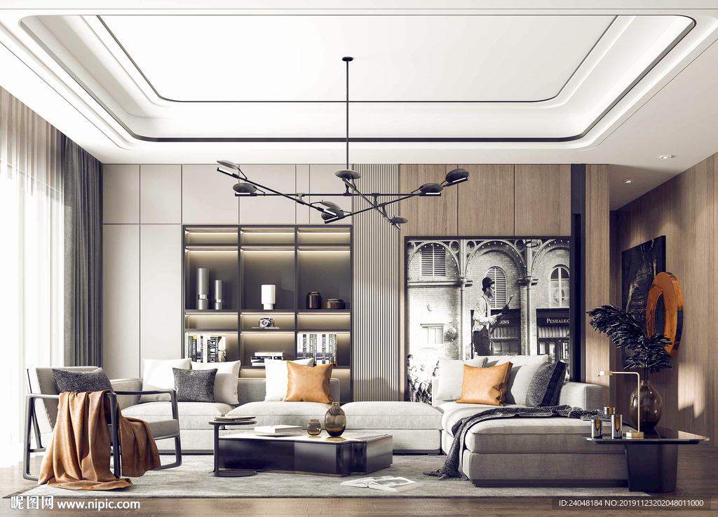 极简 轻奢 客厅