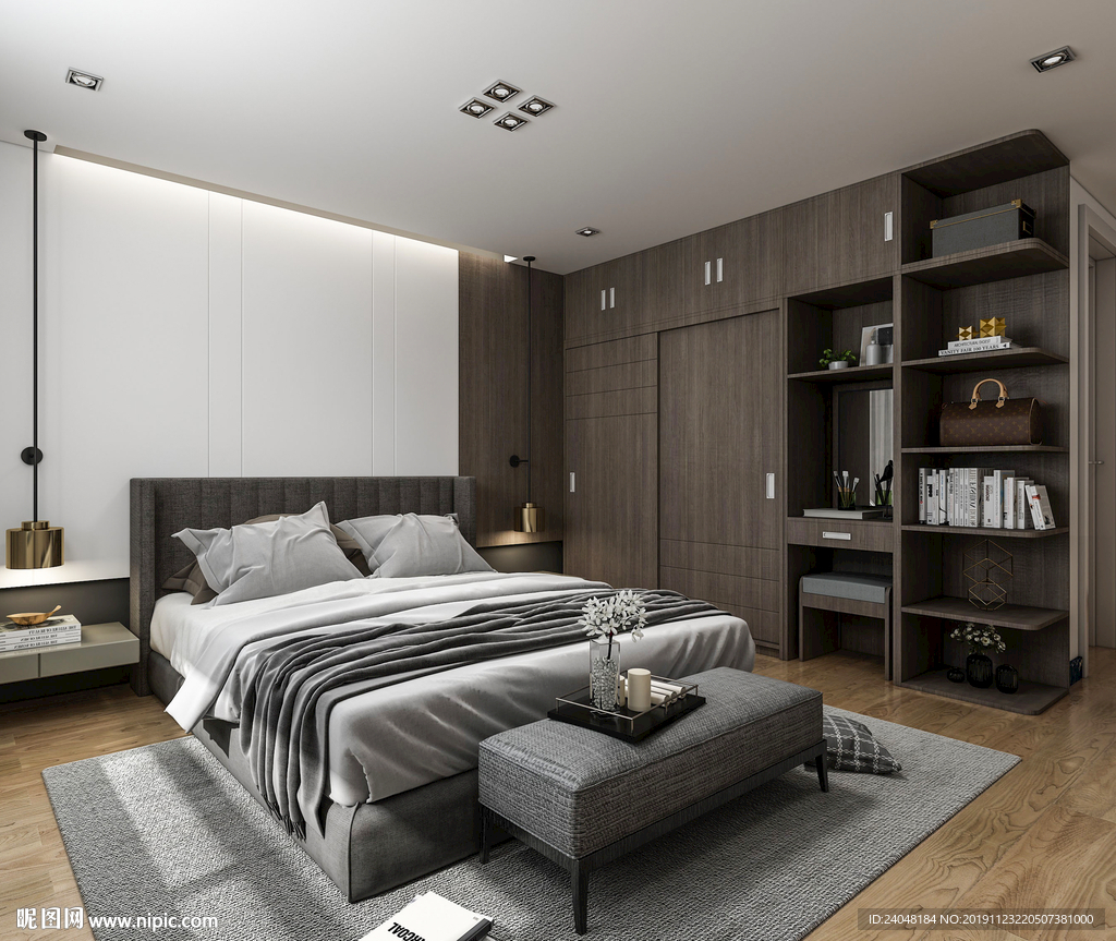 极简 轻奢 衣柜