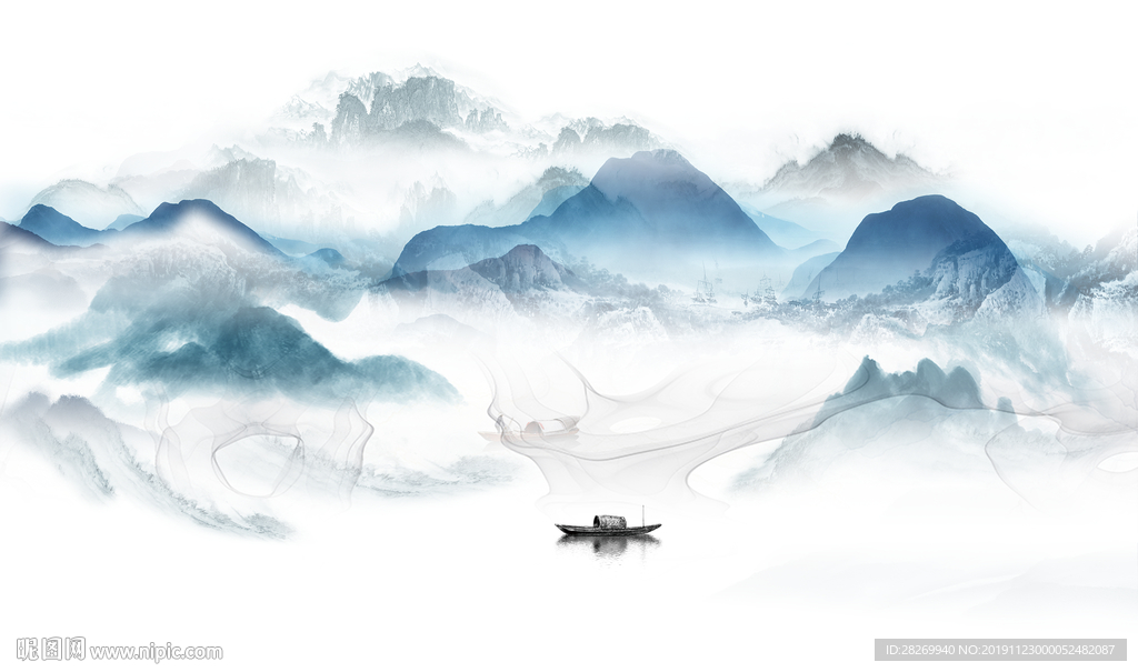 抽象山水