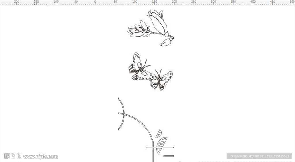 移门图案雕刻路径