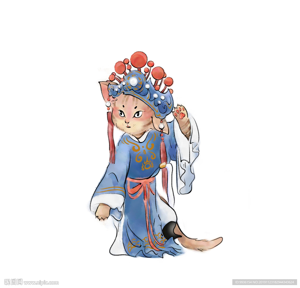 小猫唱戏