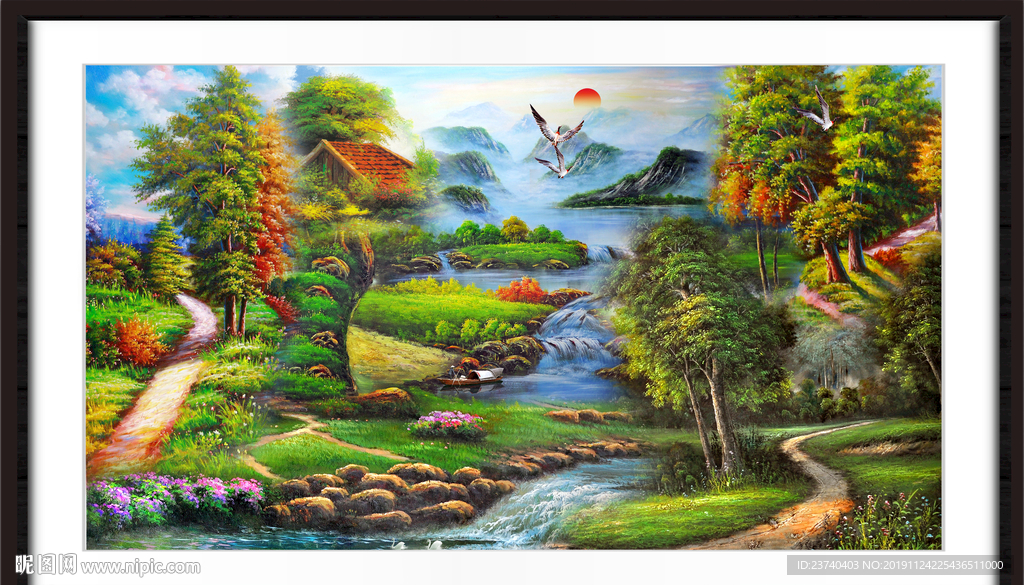油画风景