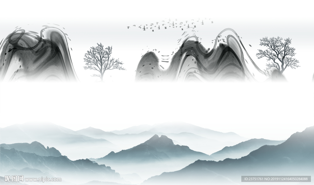 新中式山水