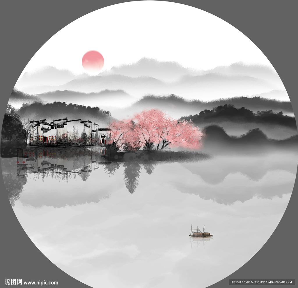 圆形装饰画