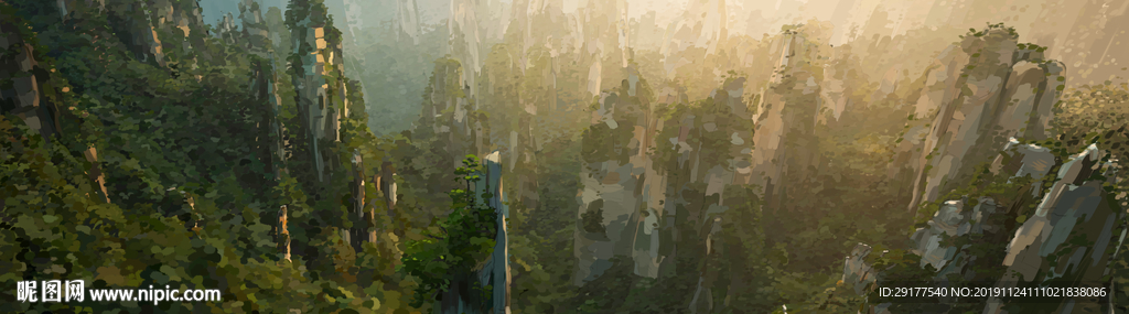 横幅风景装饰画