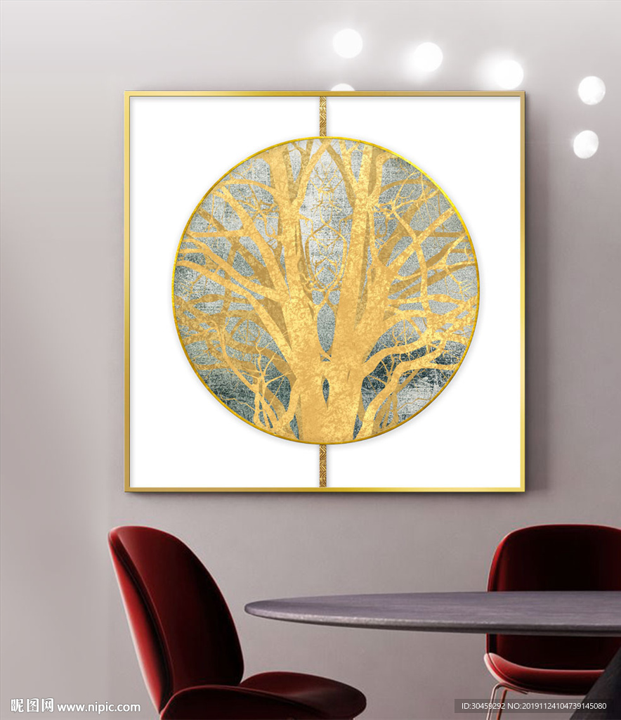 新中式水墨花鸟装饰画