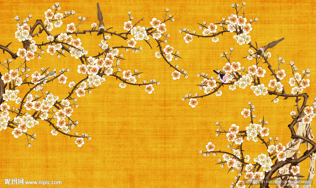 国画梅花
