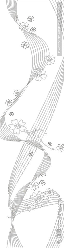 曲线 花
