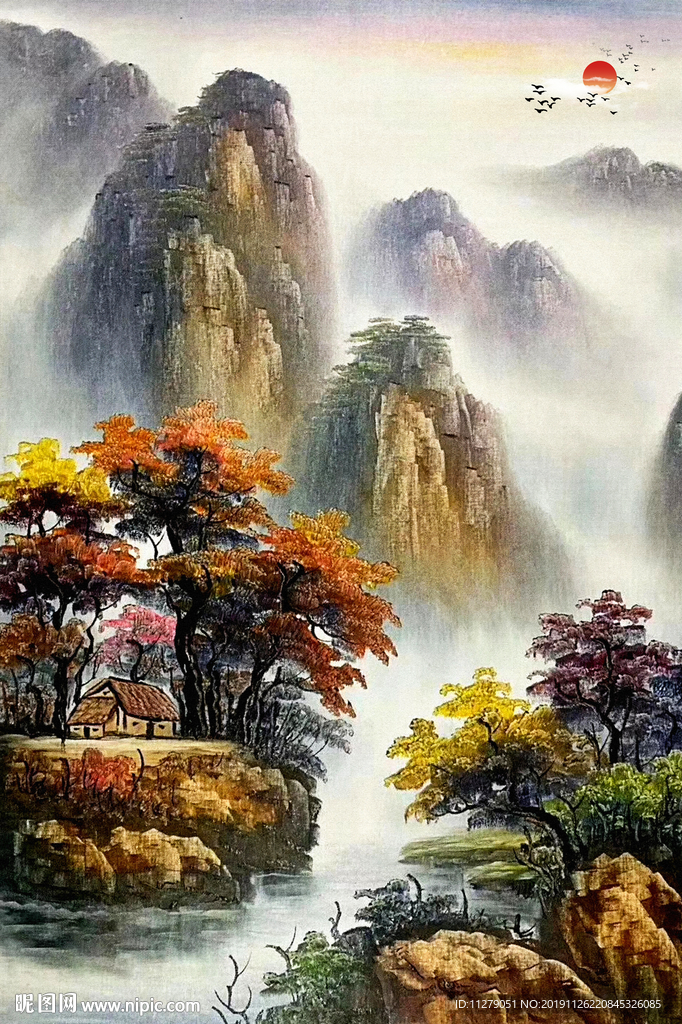 山水风景画