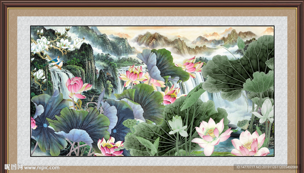 荷花图
