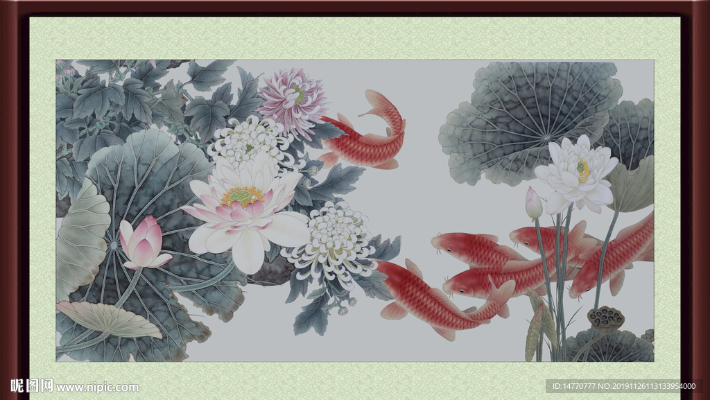 荷花图