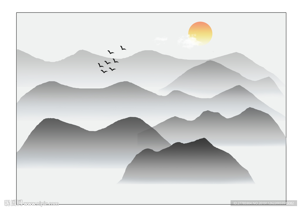 水墨画