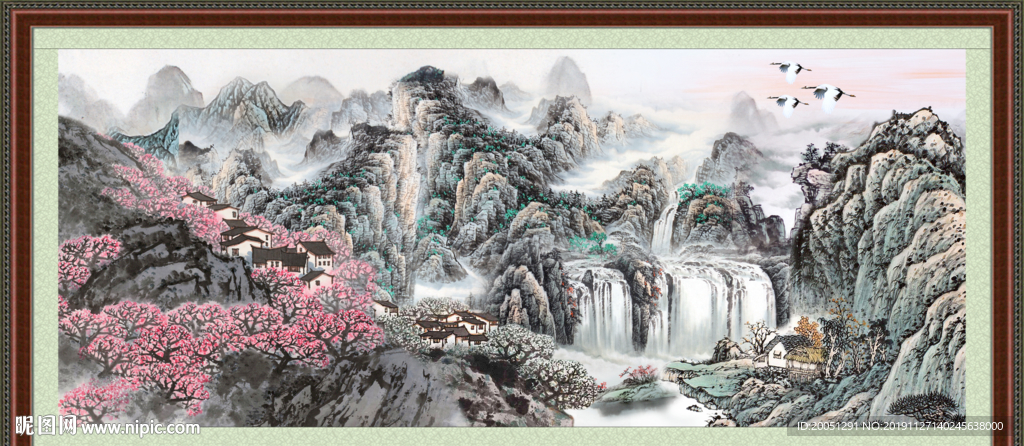 巨幅山水