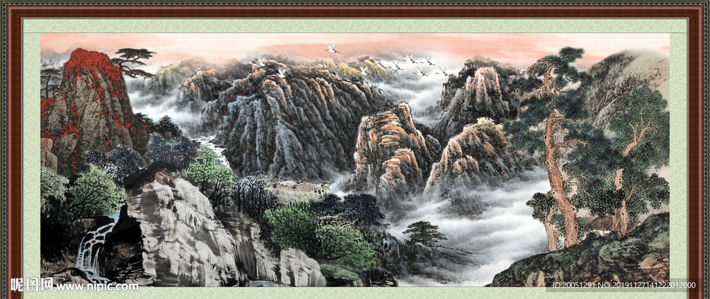 巨幅山水