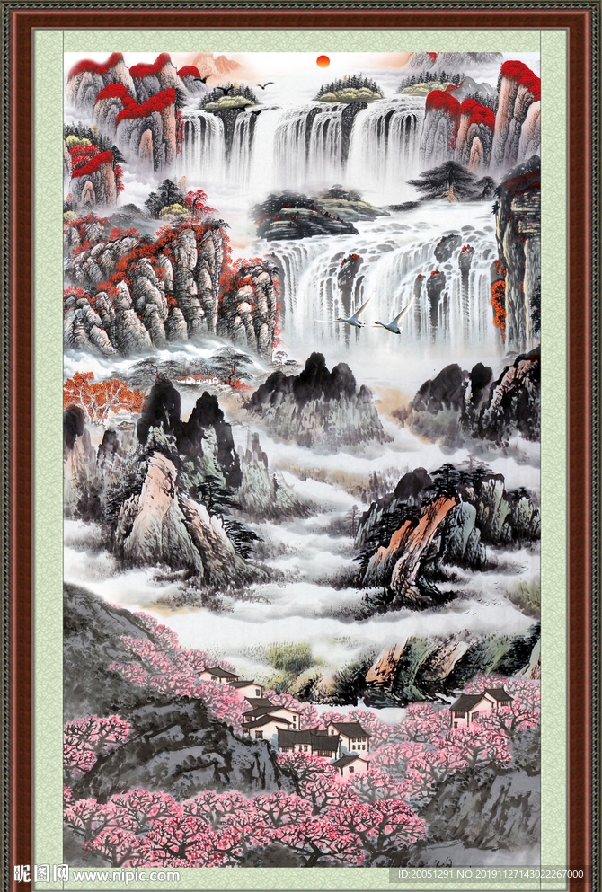 巨幅山水画