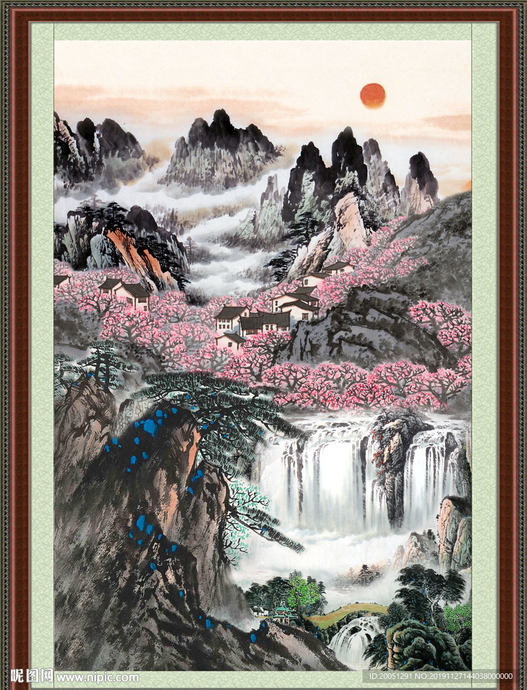 巨幅山水