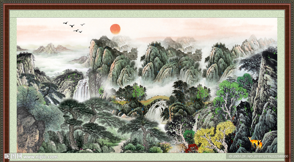 国画山水