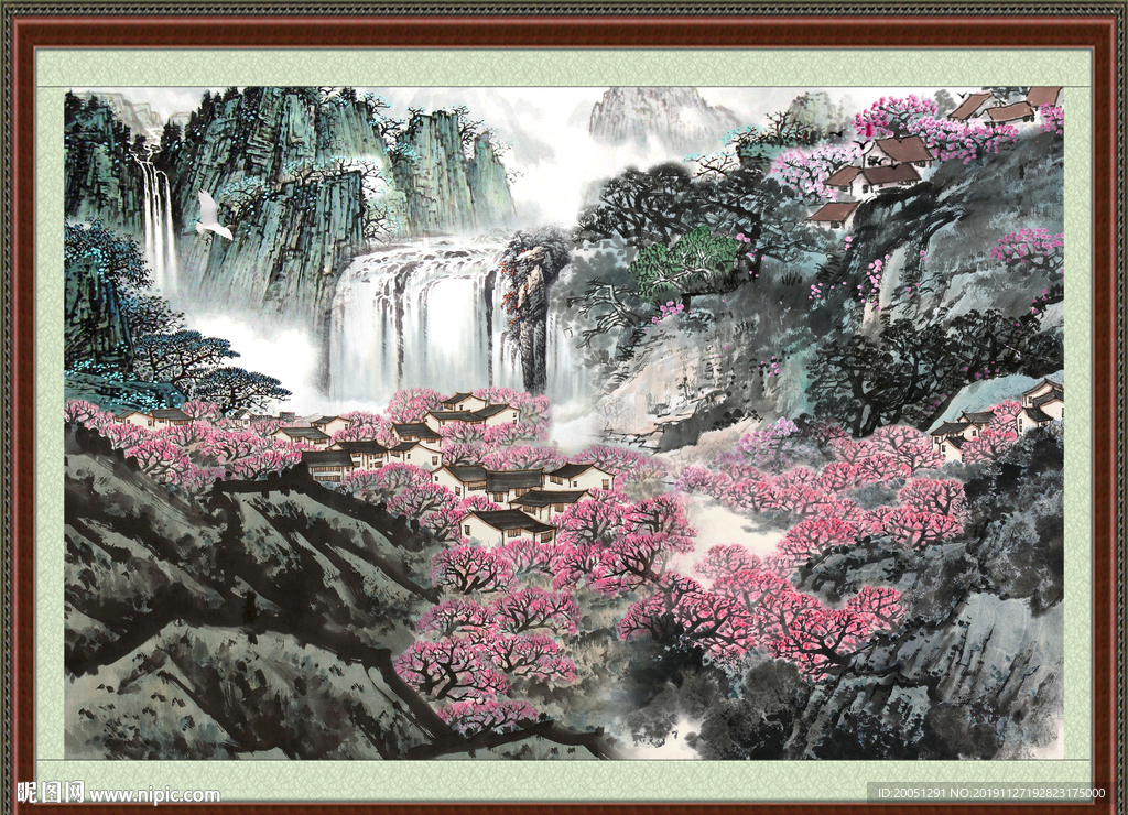 巨幅山水画