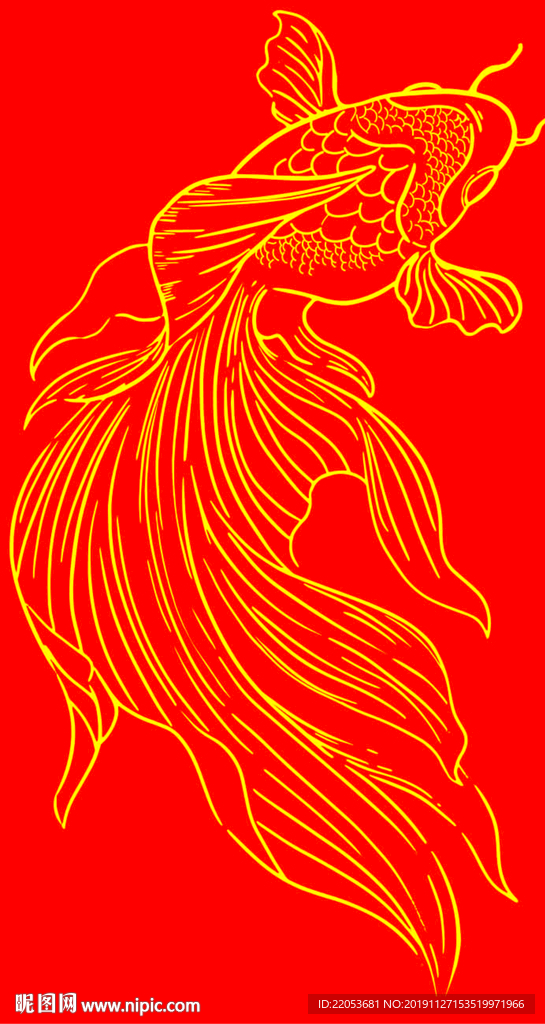 中国锦鲤 幸运锦鲤海报 锦鲤营